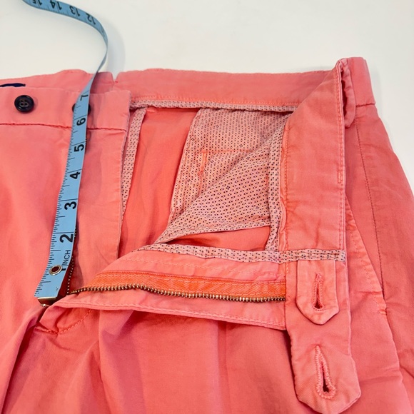 NWT Peter Millar Collection Concorde Garment Dyed Shorts MSPCE CORAL Sz 36‎ $128 - Picture 6 of 10